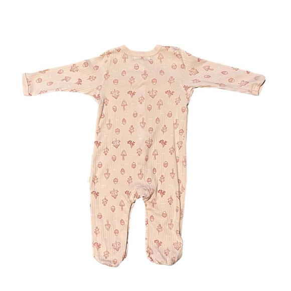 Girls 3-6M Zip Bottom Up Pajama - Picture 3 of 3